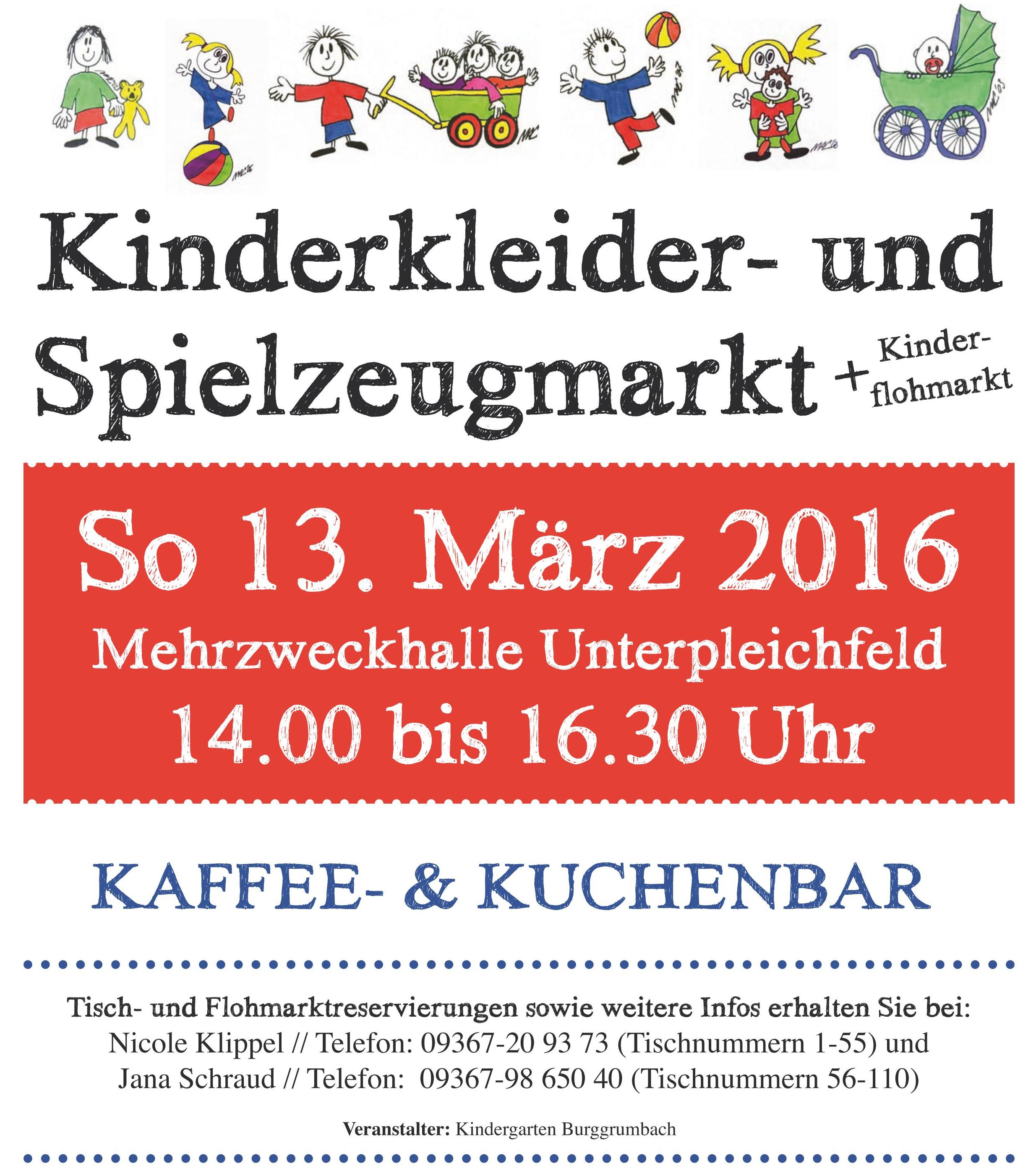 Plakat Kinderkleidermarkt